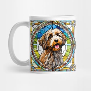 Stained Glass Aussiedoodle Mug